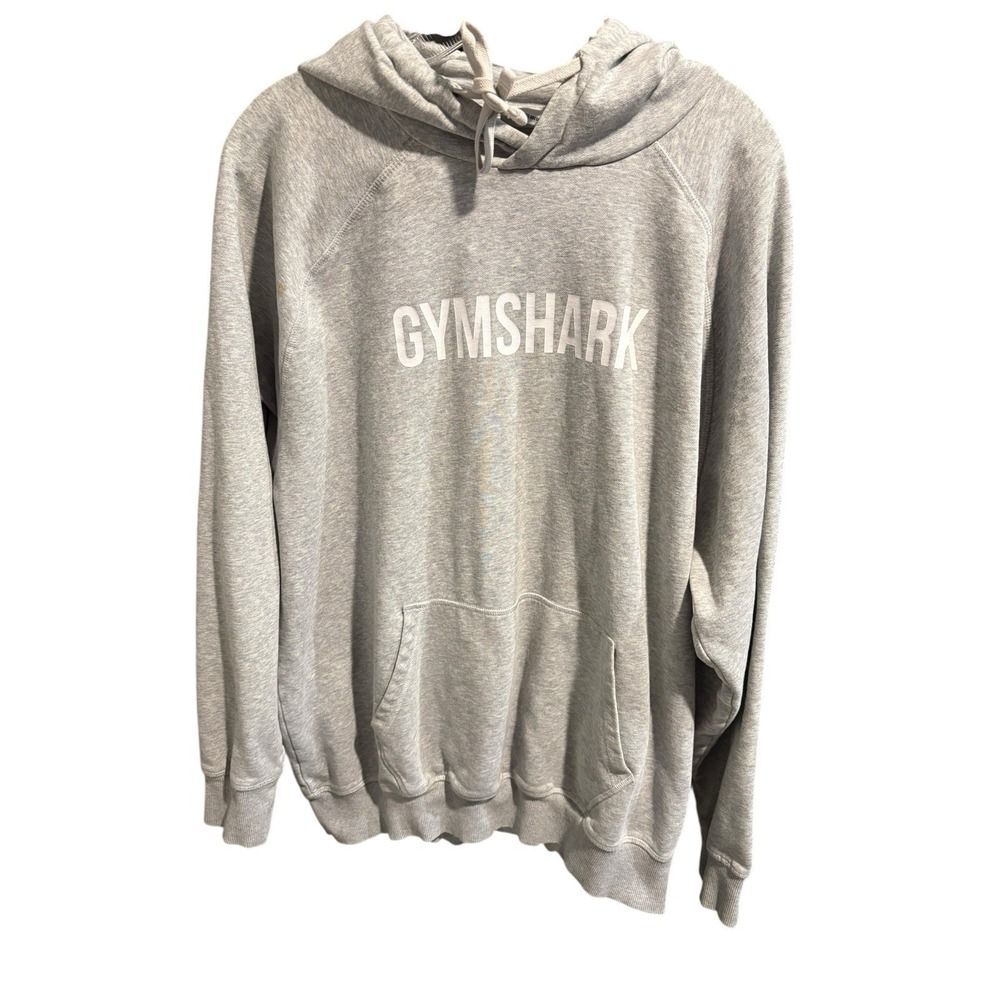 Gymshark Apollo Hoodie - Light Grey Core Marl (Men's XL)